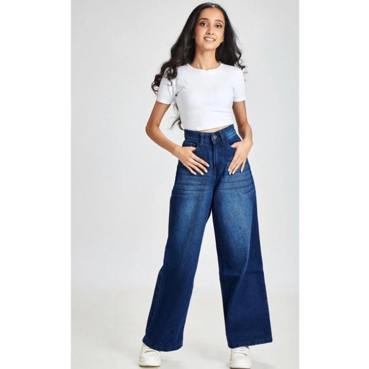 wide leg jeans