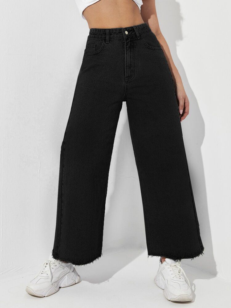 Black Wide Leg Jeans