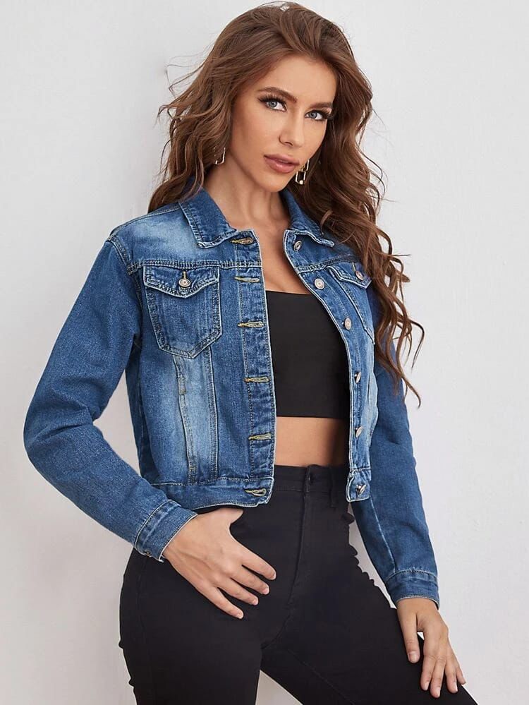 Mid Washed Denim Jacket