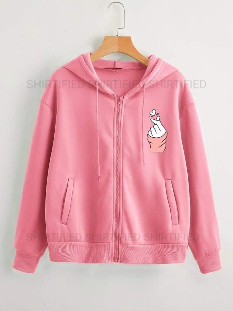 Pink Zipper pocket love charm