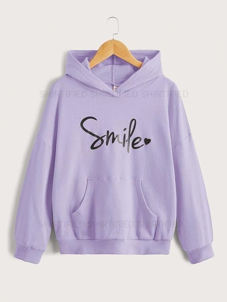 Lilac Hoodie smile