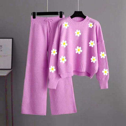 pink sunflower tracksuit