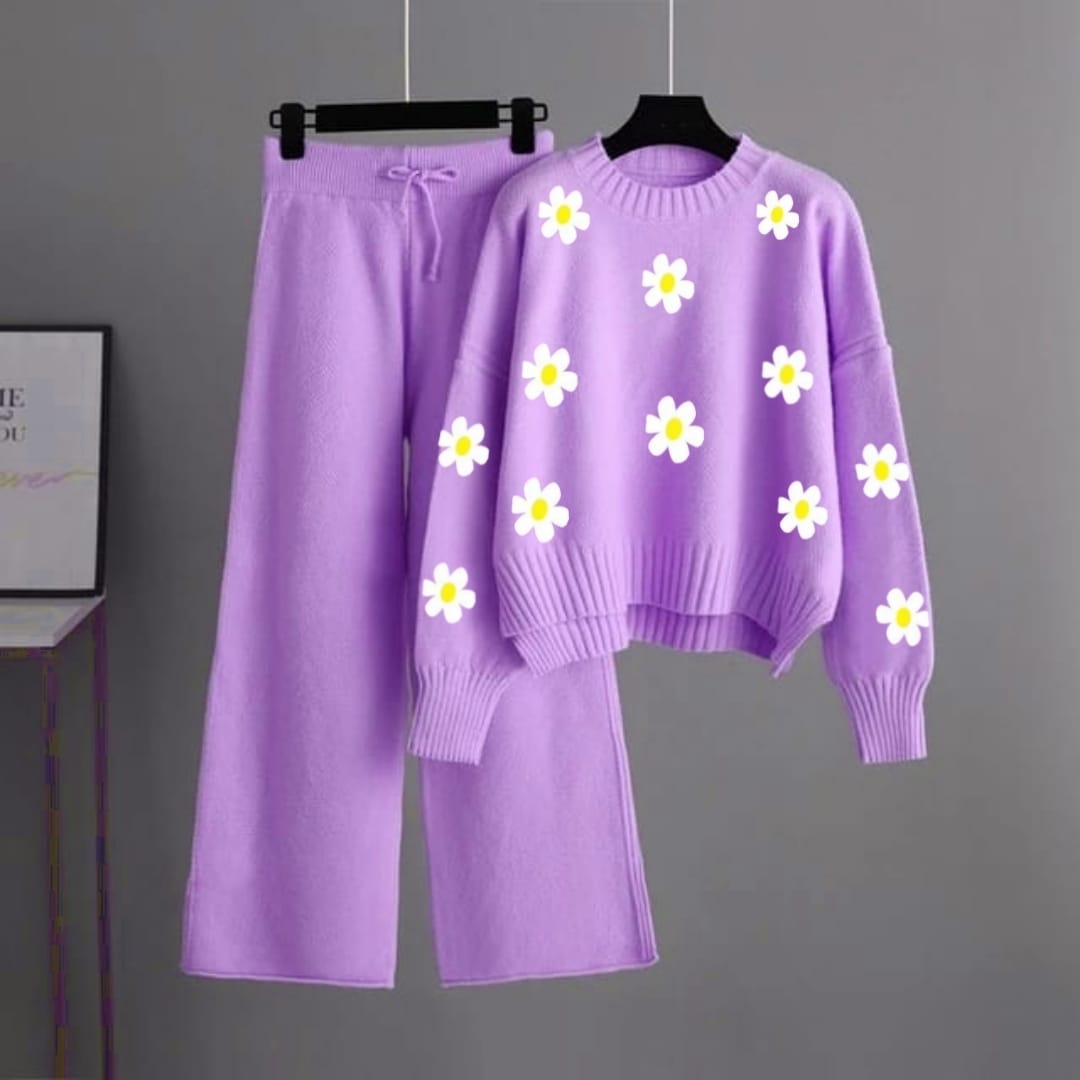 lilac sunflower tracksuit