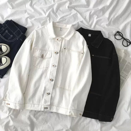 White Denim Jackets For Men