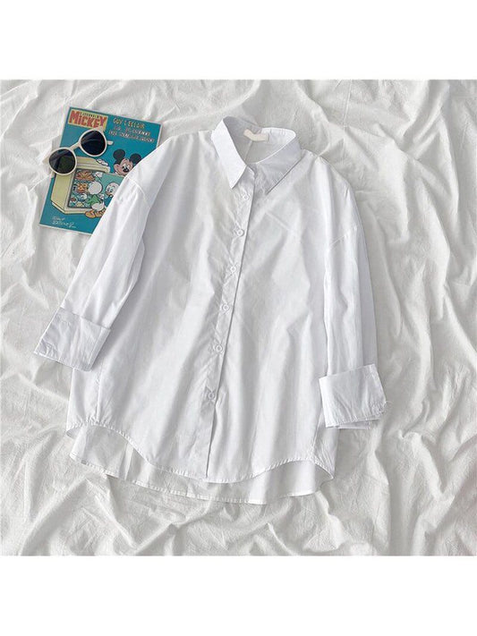 white button down shirt