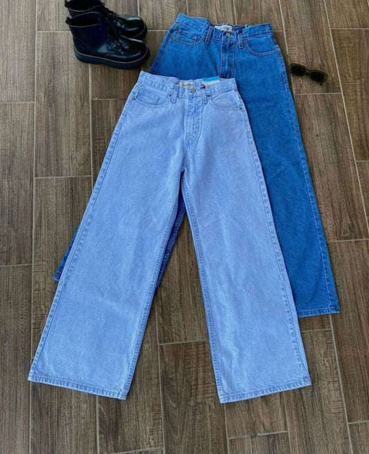 wide leg jeans