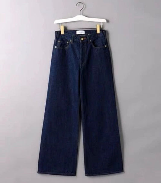 navyblue wide leg jeans