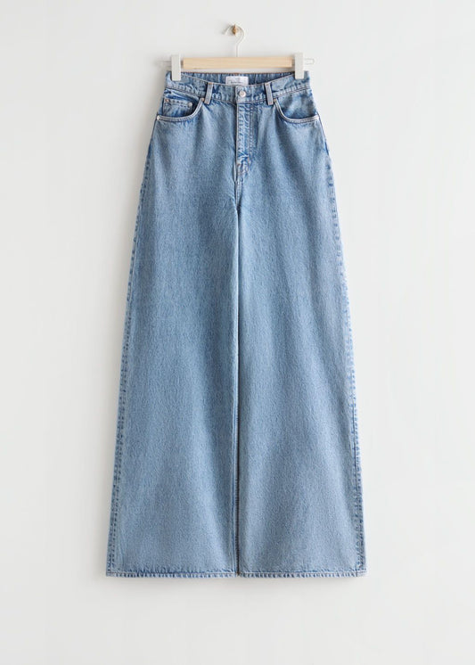 iceblue wide leg jeans