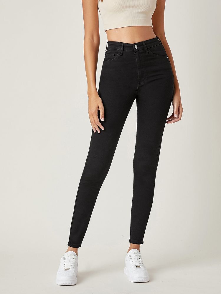 black skinny jeans