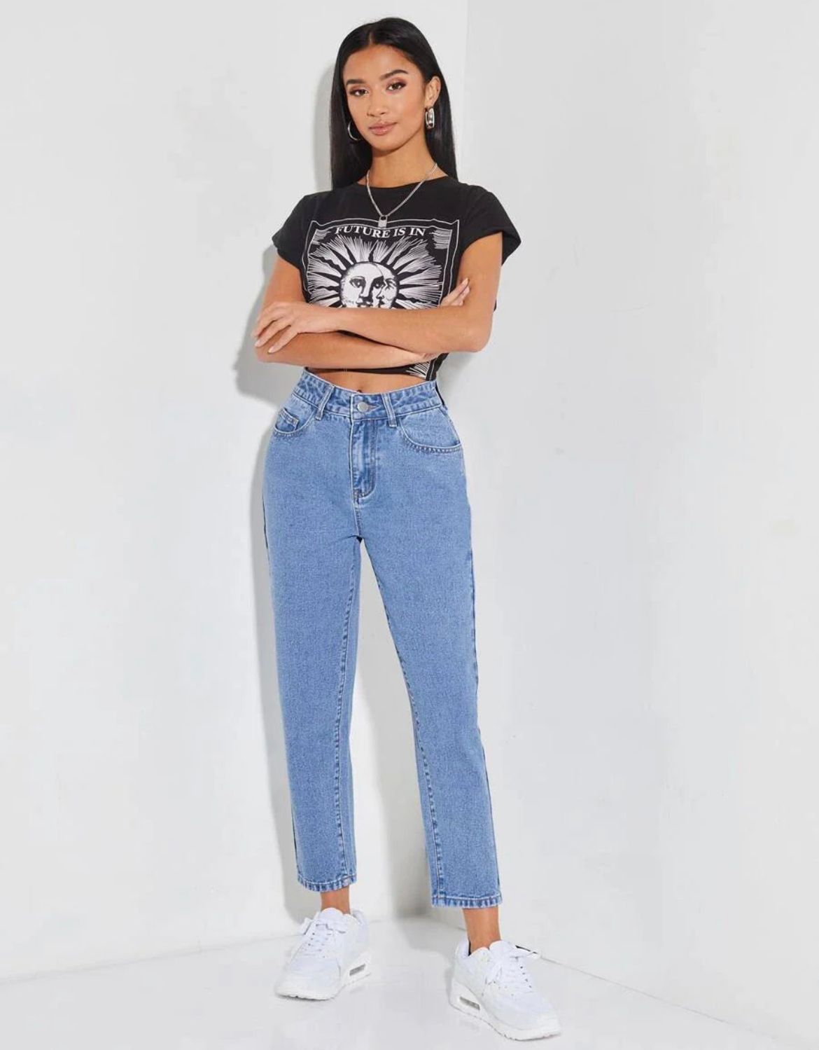 iceblue mom jeans