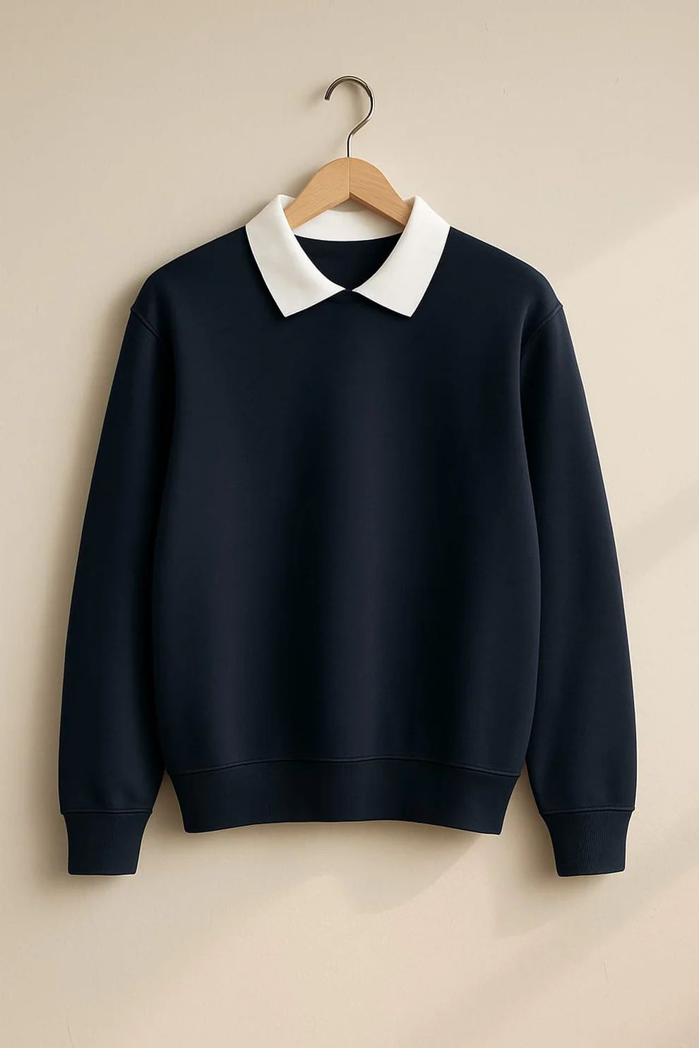 Collared Sweatshirt (with white collar)