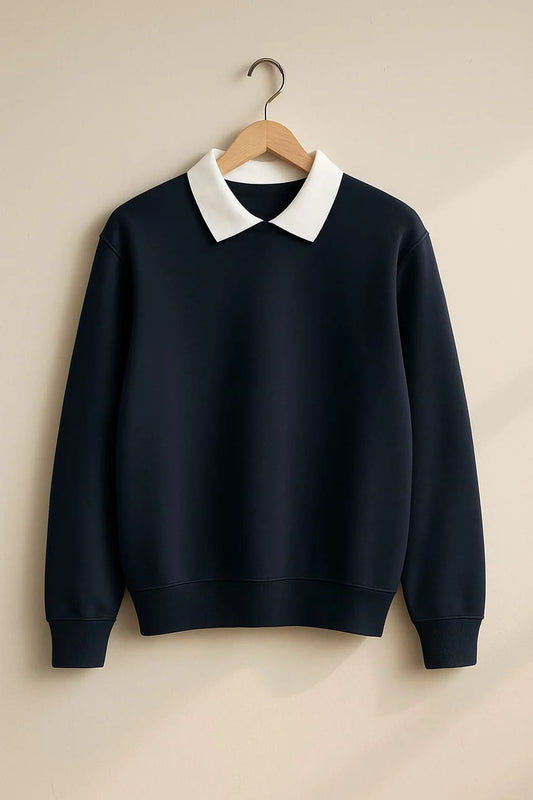 Collared Sweatshirt (with white collar)