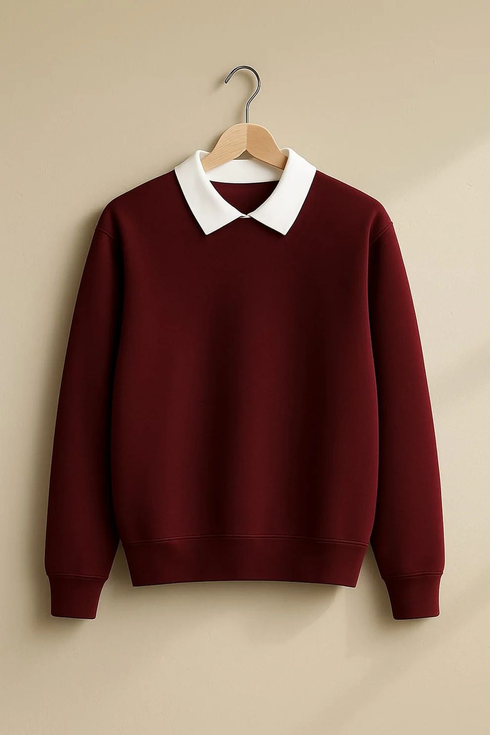 Collared Sweatshirt (with white collar)