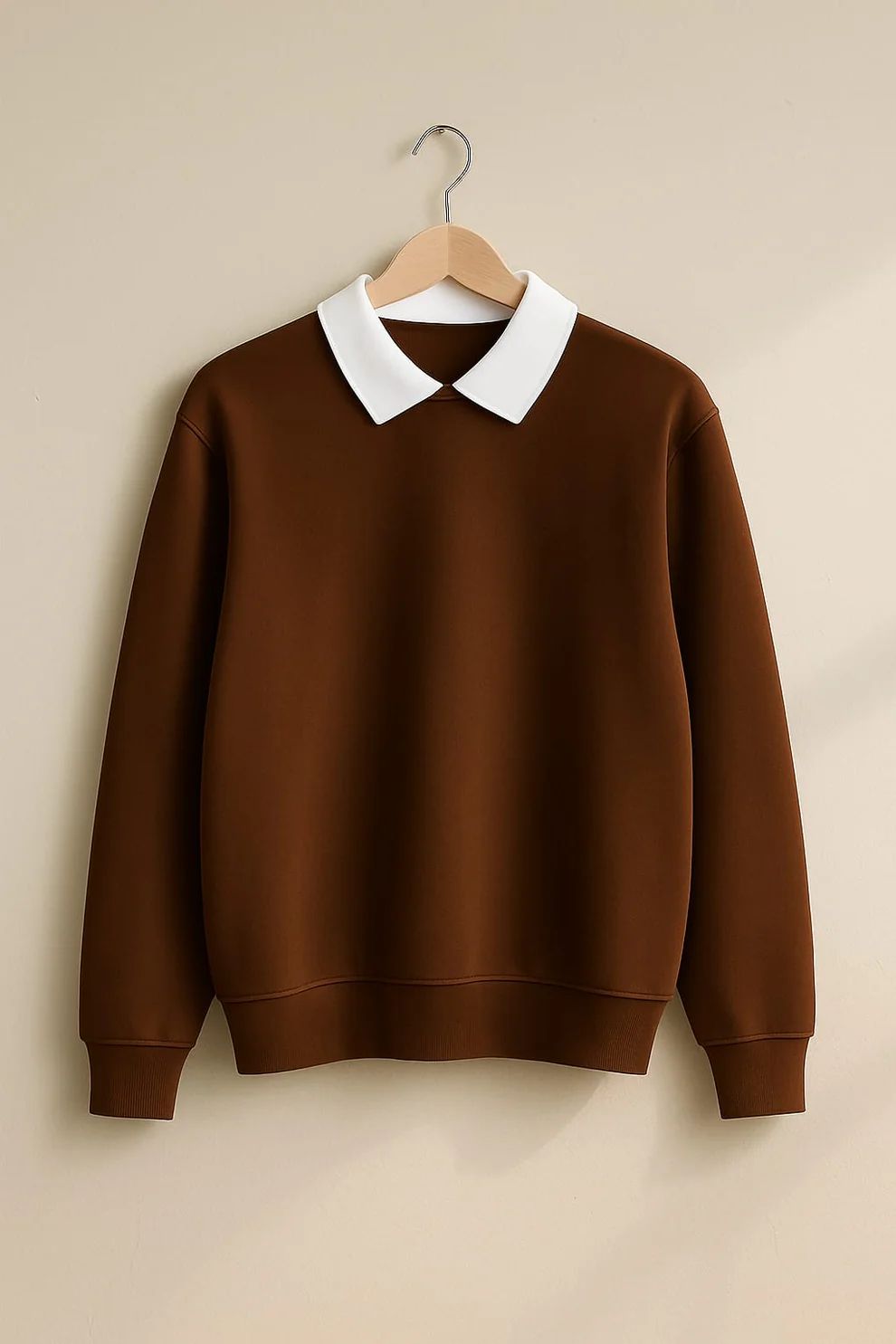 Collared Sweatshirt (with white collar)
