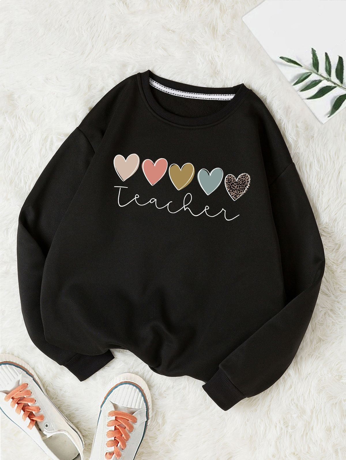 black Heart SweatShirt