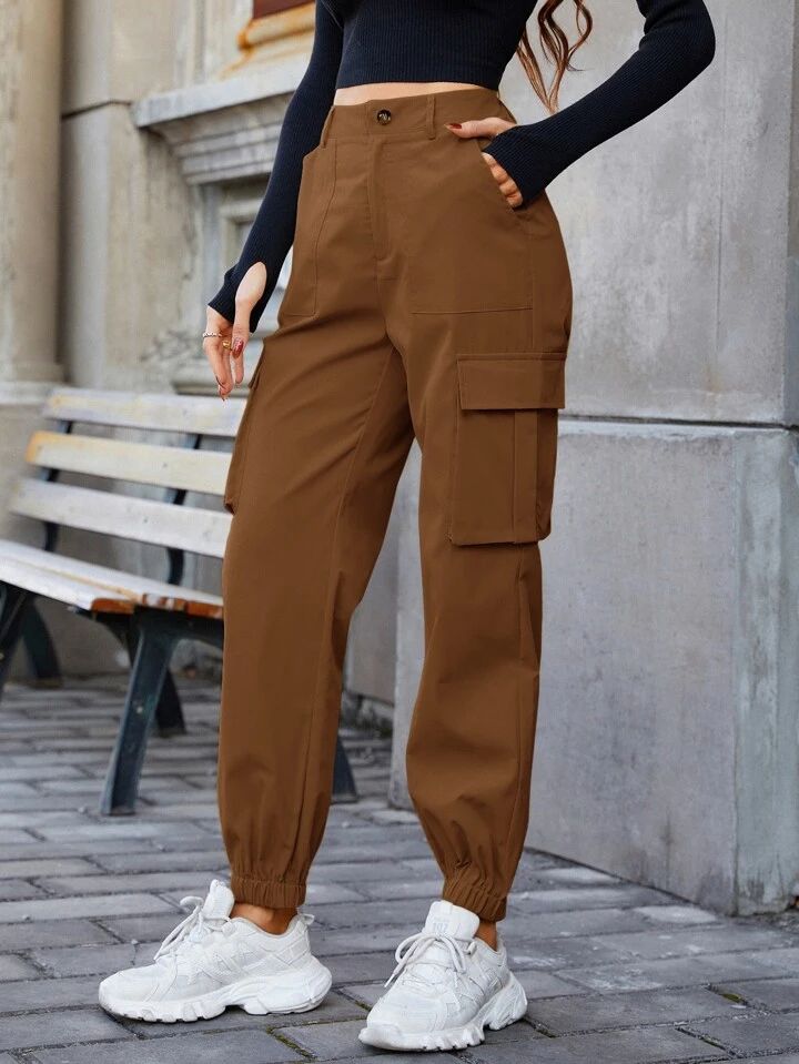 Brown Cargo Pants