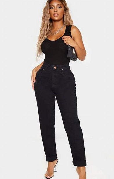 Black Mom Jeans