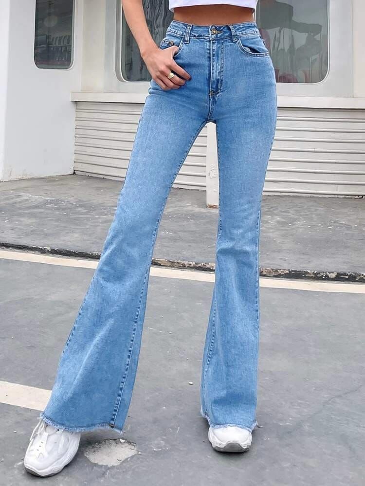 Light Washed Bell Bottom jeans