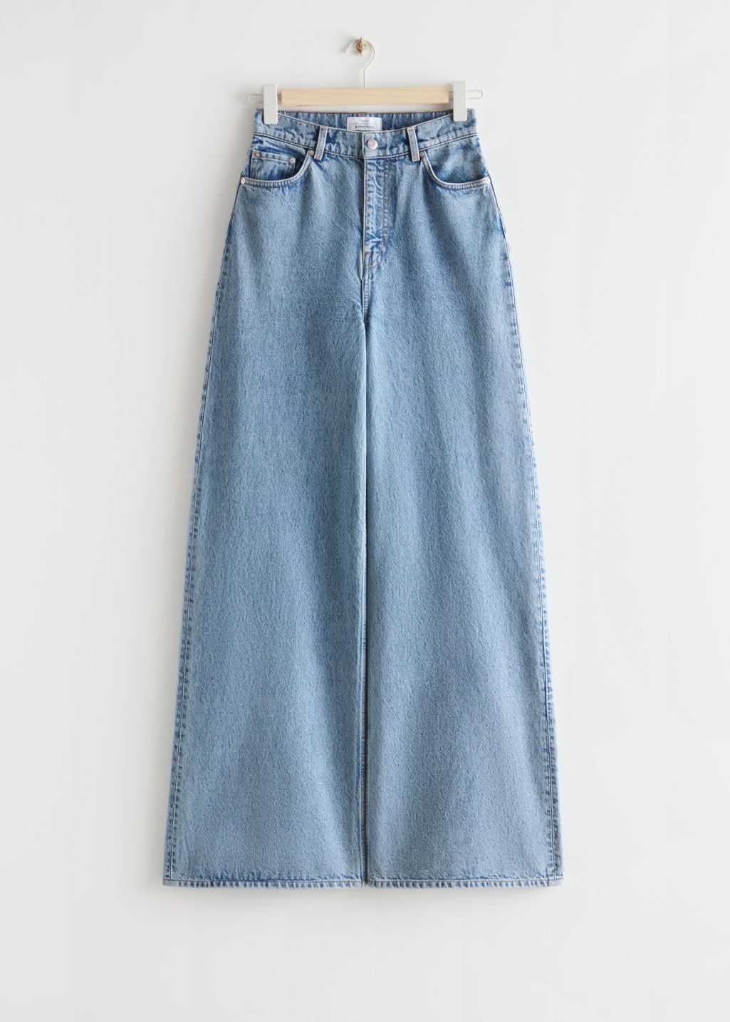 Light Washed Denim Baggy Jeans