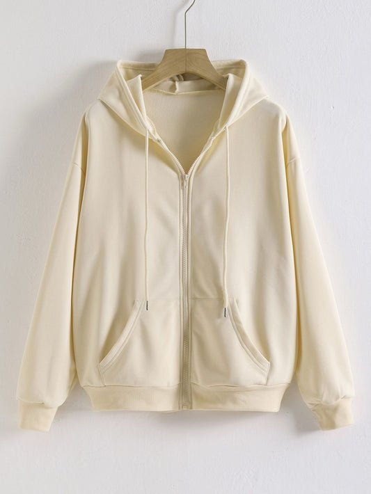 Cream zipper