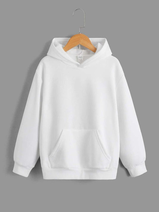 Plain White Hoodie