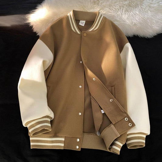 Brown Carmel Baseball Jacket