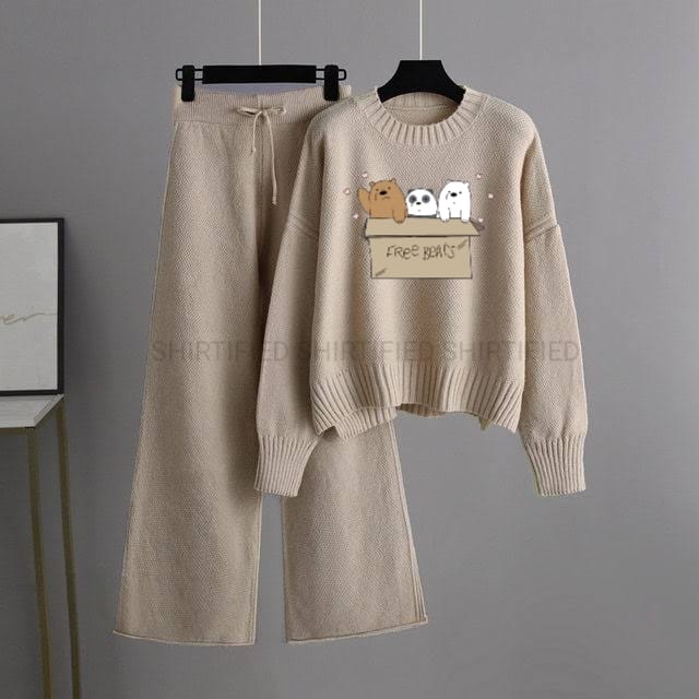 beige free bears tracksuit