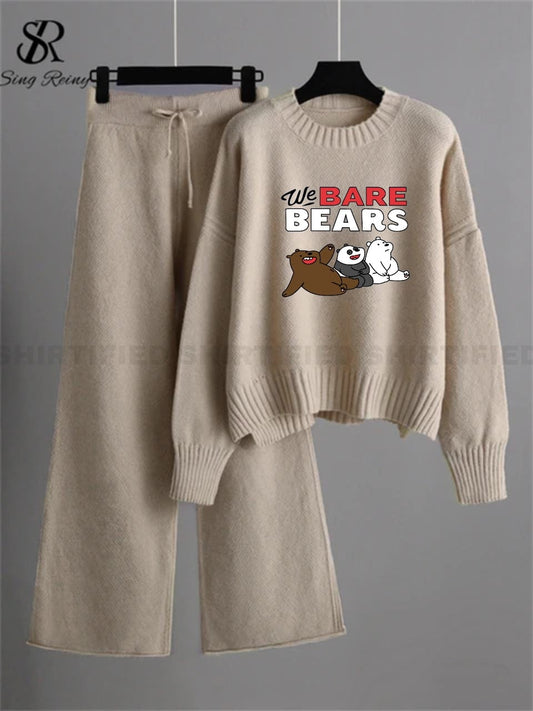 beige we bare bears tracksuit