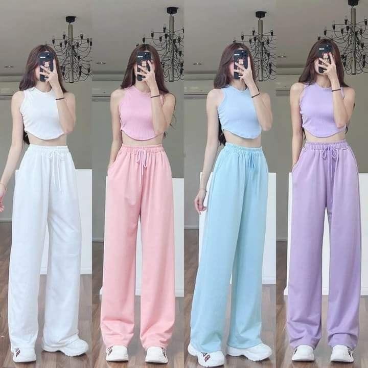 Lilac Wide Leg Trouser