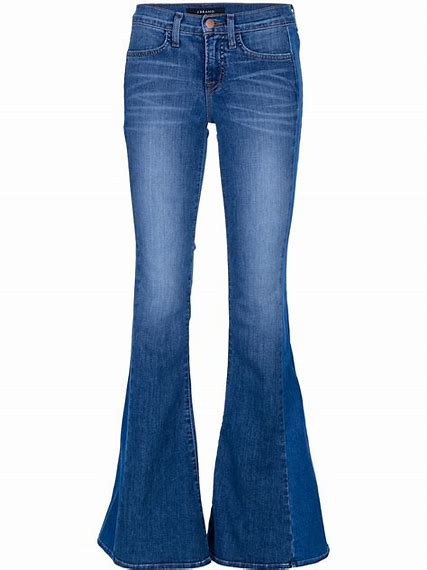 Dark Blue Bell Bottom Jeans